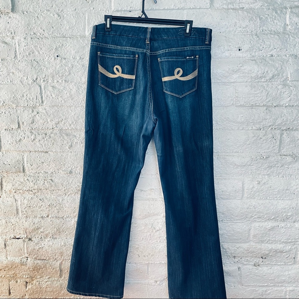 SEVEN 7 JEAN DENIM SIZE 16 boot cut - Picture 5 of 11